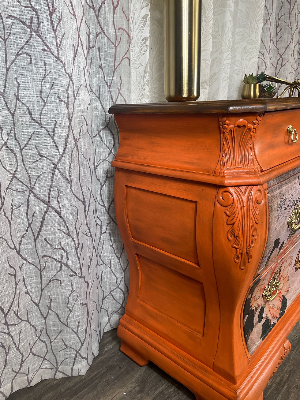 Thumbnail: Large Serpentine Spring Butterfly Bombay Chest 