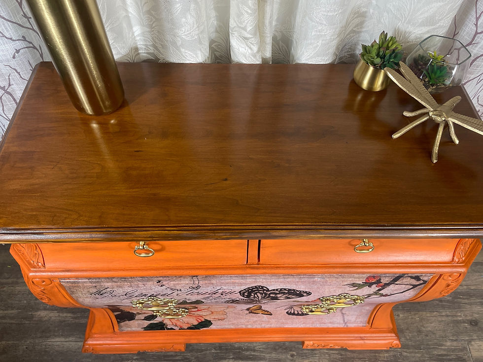 Thumbnail: Large Serpentine Spring Butterfly Bombay Chest 