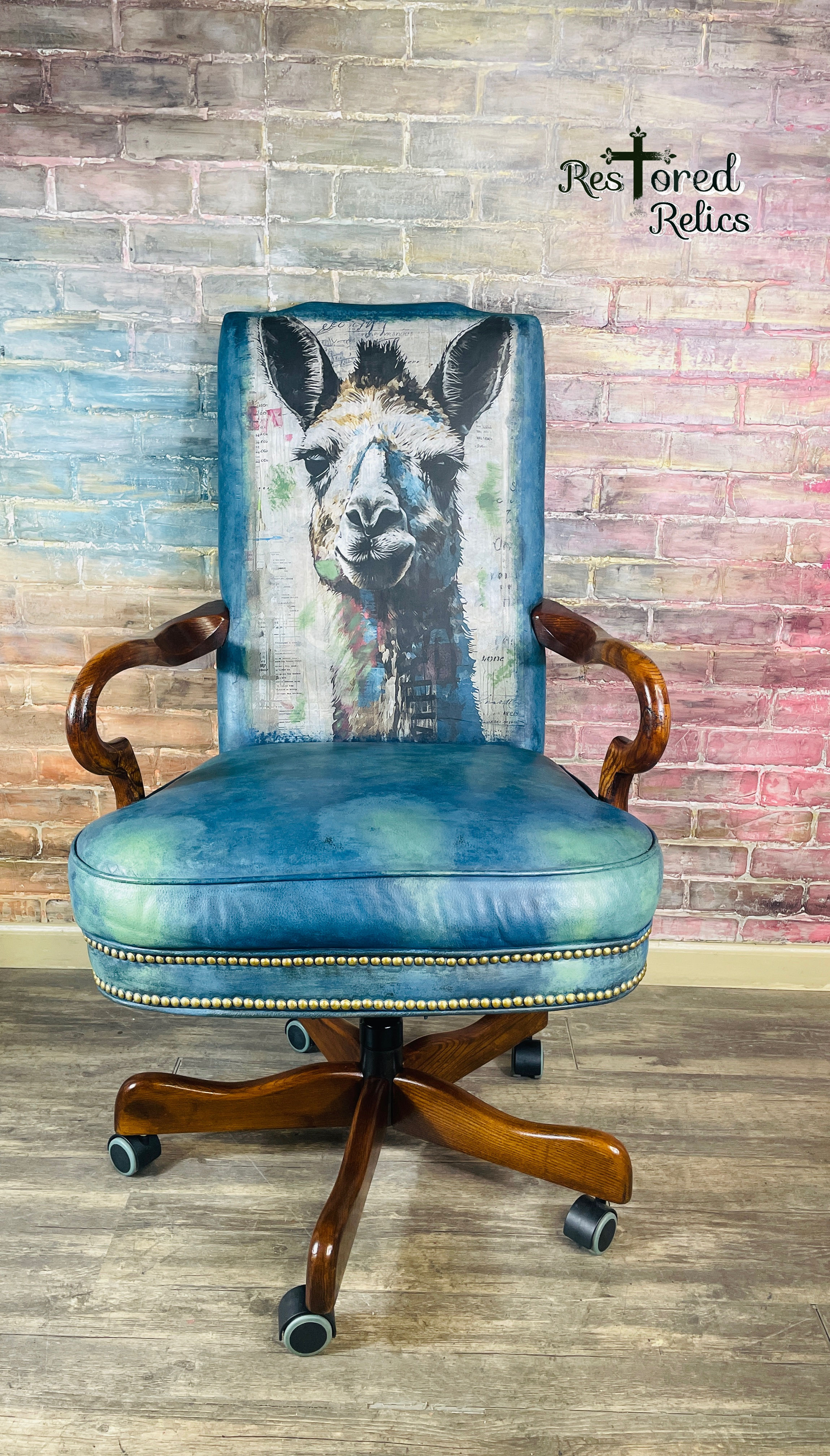 Designer llama office chair