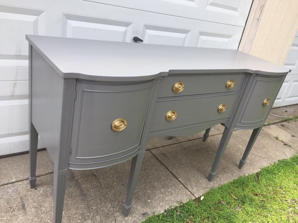 Thumbnail: Vintage Grey Buffet 