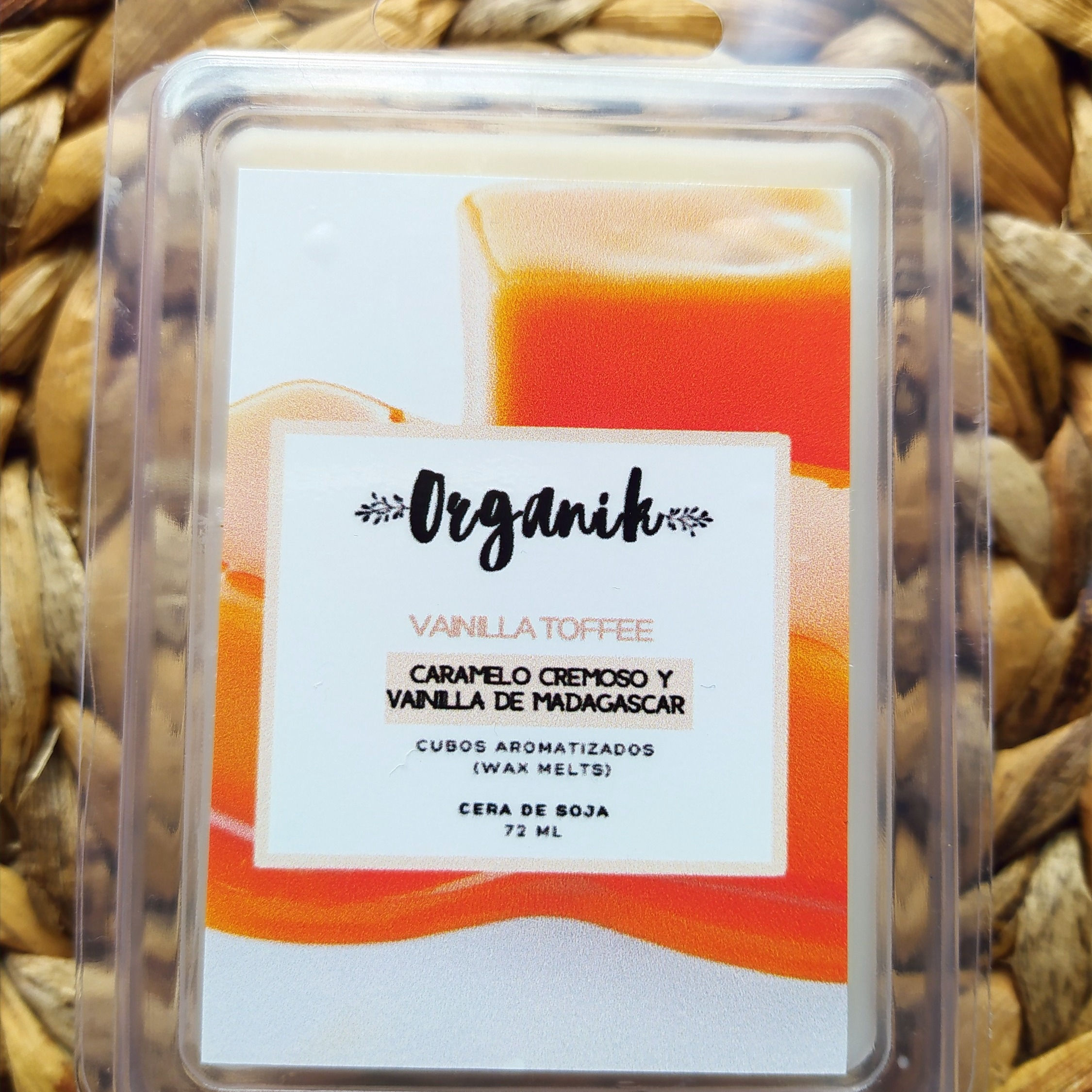 WAX MELTS VAINILLA TOFFEE ORGANIK