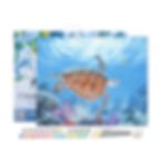 FA10006_tartaruga_mare_figuredArt_dipingere_numeri_emporio_creativo_belle_arti_oggettistic
