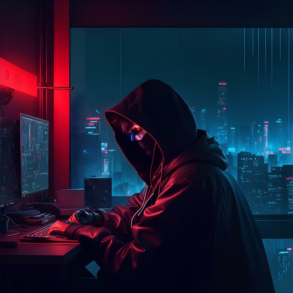 Hacker trying to access a remote network