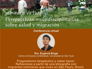 Seminário virtual: Perspectivas multidisciplinares sobre saúde e migração.