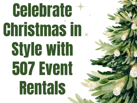 Celebrate Christmas in Style with 507 Event Rentals