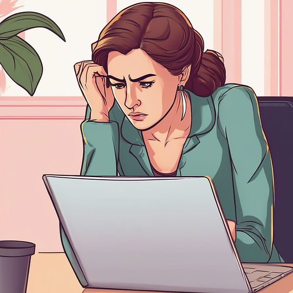female founder staring at a laptop screen being desperate.jpg