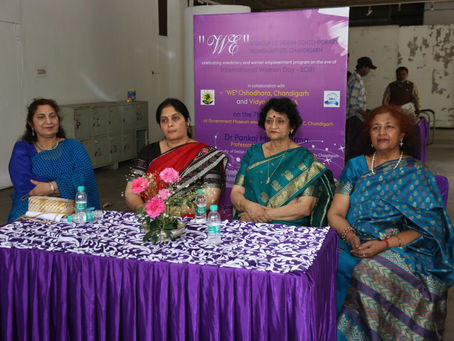 Women’s day function by a group of women artists in Chandigarh