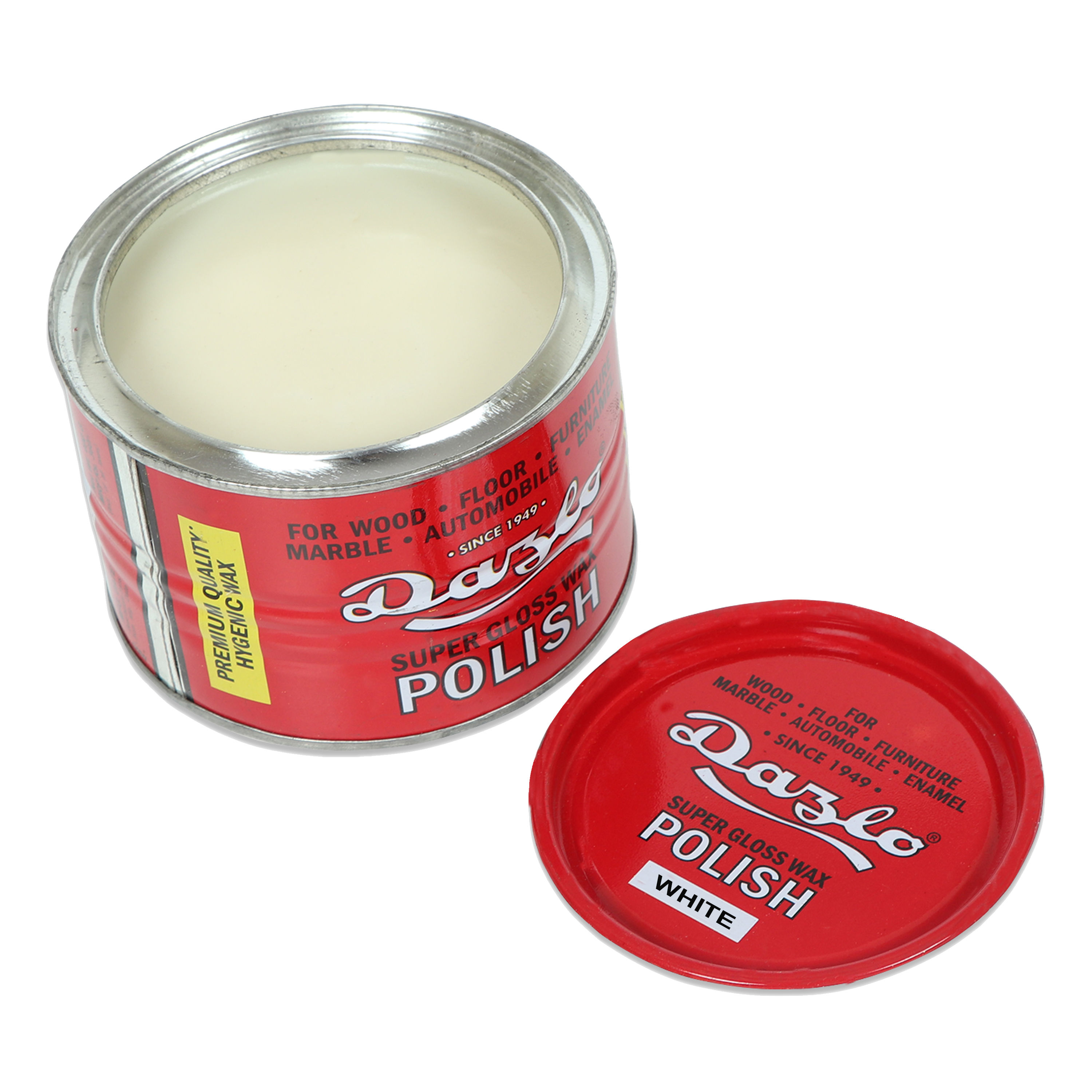 Dazlo Floor & Furniture Wax Polish (400g) - WHITE/NEUTRAL