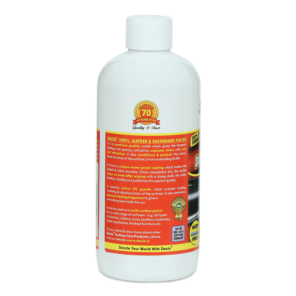 Thumbnail: Dazlo Vinyl, Leather & Dashboard Polish (300ml) - HIGH SHINE