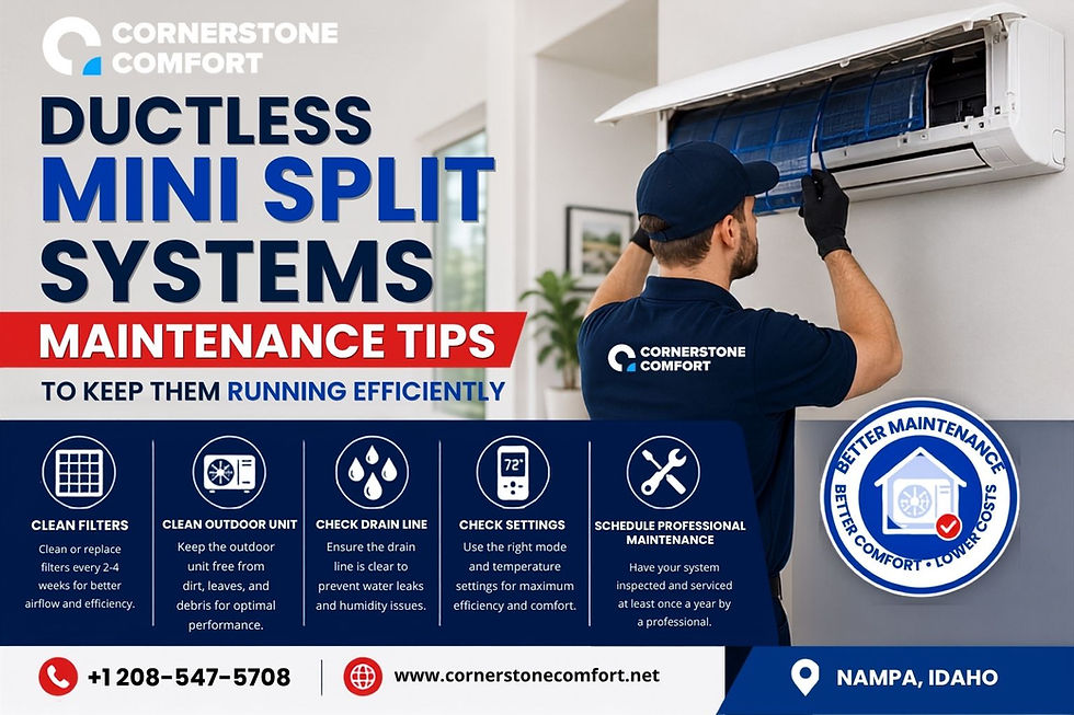 Ductless Mini Split Systems Maintenance Tips to Keep Them Running Efficiently
