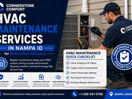 HVAC Maintenance Services in Nampa Quick Checklist