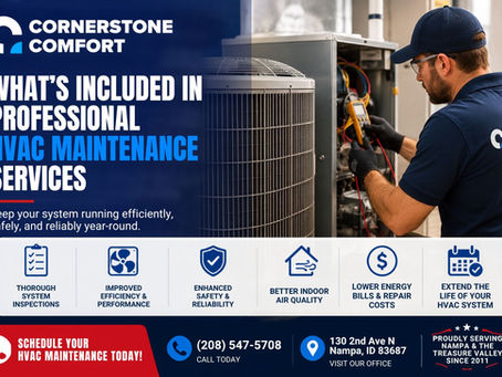 What's Included in Professional HVAC Maintenance Services