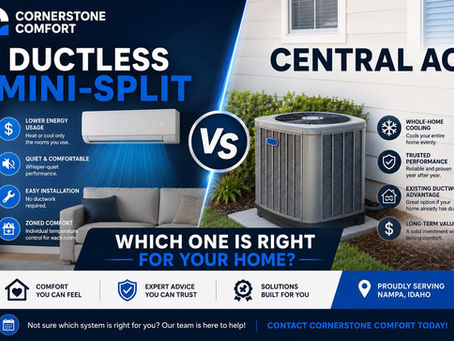 Ductless Mini-Split Nampa vs Central AC: Which One Is Right for Your Home