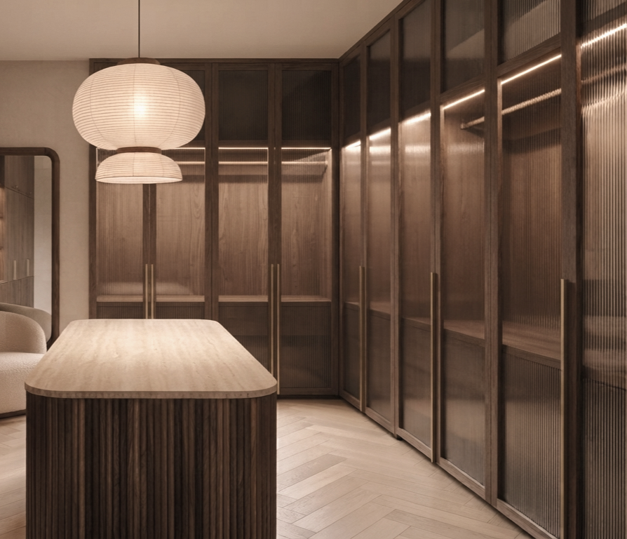 maatwerk kast inloopkast luxe kast maatwerk interieur hotelkamer kledingkast hout op maat
