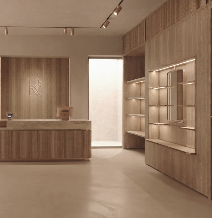 winkel interieur op maat houten kasten wandrekken winkel interieur boutique maatwerk rekke