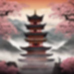 Prompt____Create a powerful and inspiring image in the style of the Shaolin Kung Fu Temple