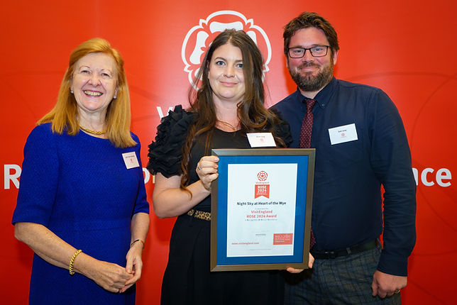 AA Rose Awards 1 - 105 Night Sky at Heart of the Wye Glamping in Clifford, Herefordshire.j