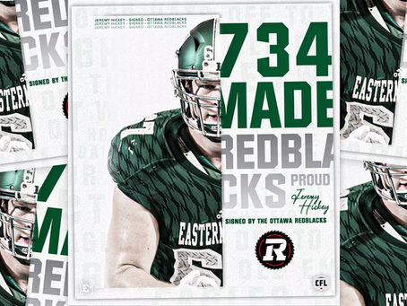 Football Alum Jeremy Hickey Inks Deal with Ottawa REDBLACKS