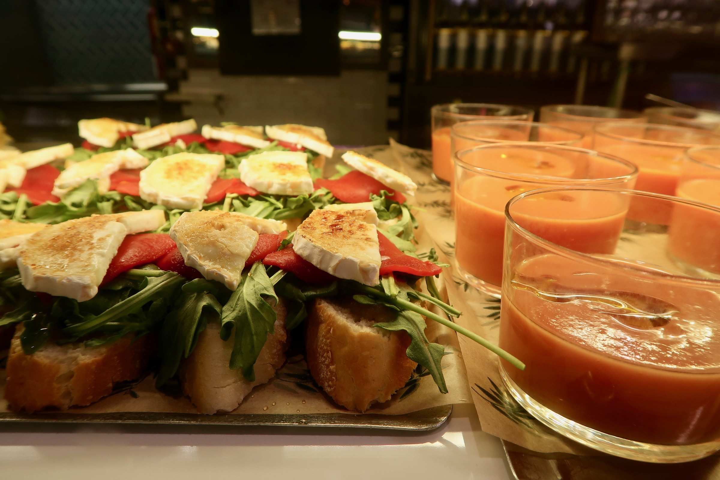 Arranged Food and Objects