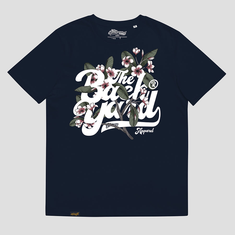 Miniatura: The Old School Collection Blossom Dark Unisex Organic Tee