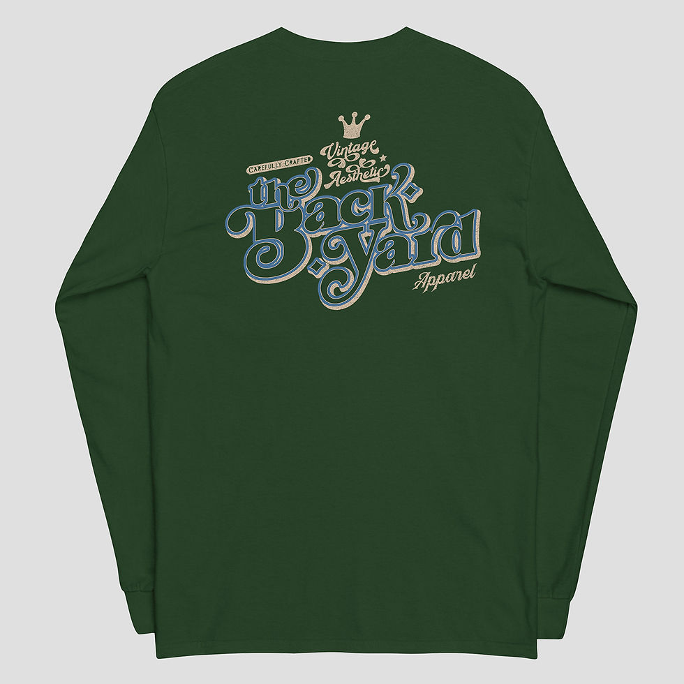 Thumbnail: Old School Crown Organic Long Sleeve Tee - RRP 47€