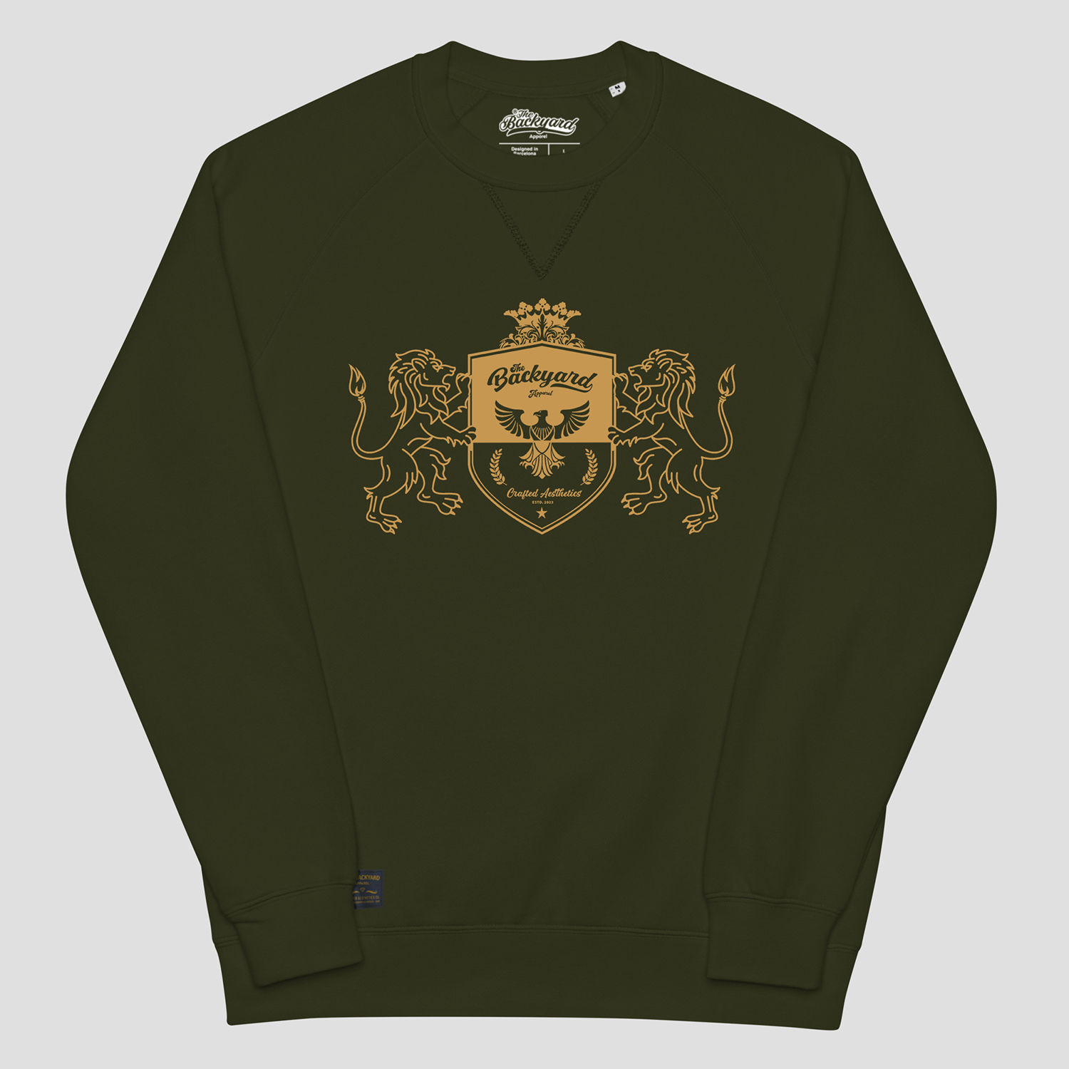 Ochre Coat Of Arms Unisex Raglan Sweatshirt - PVPR 62€