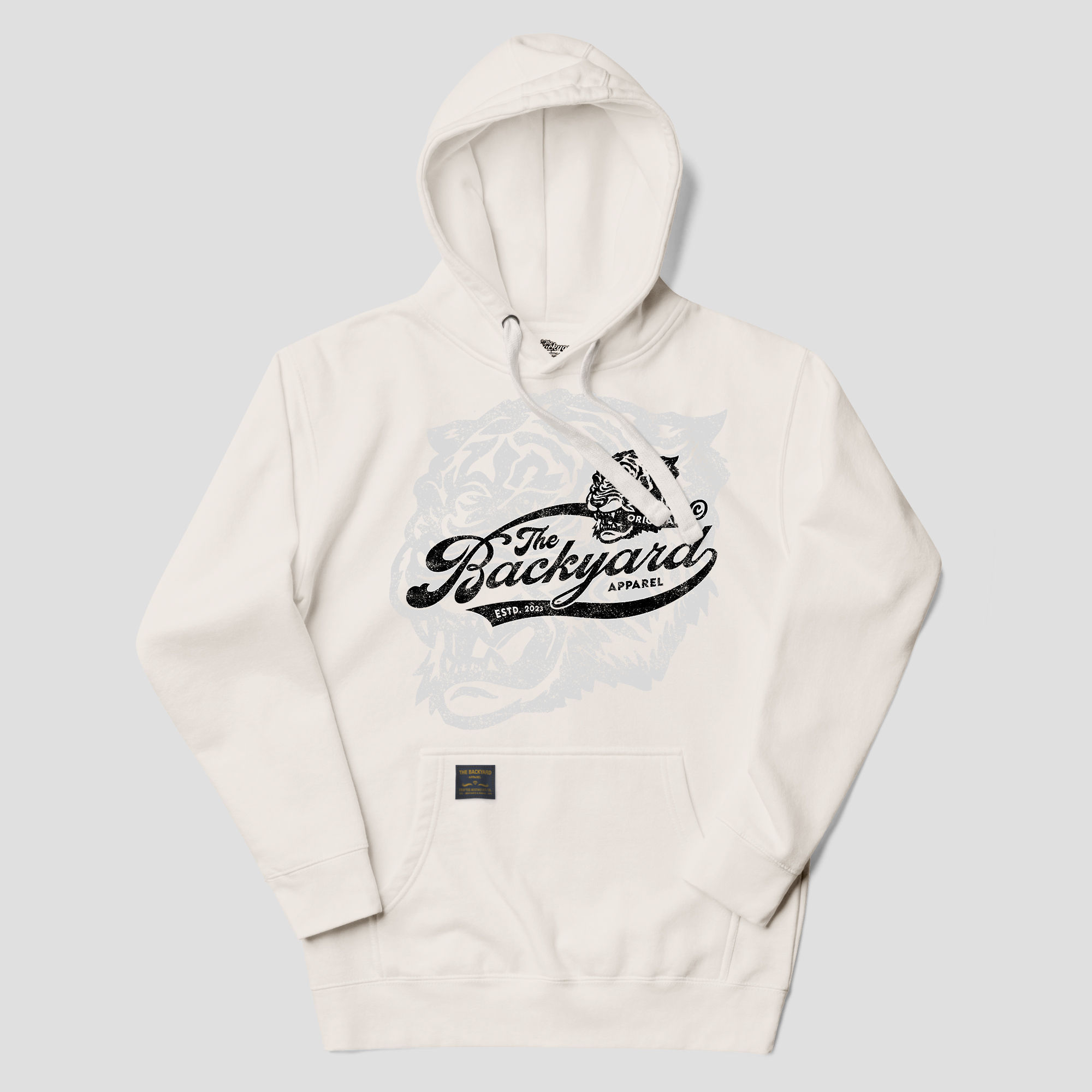 Old School Original Double Tiger Premium Unisex Hoodie