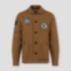 Thumbnail: Patched & Embroidered  Organic Worker Jacket