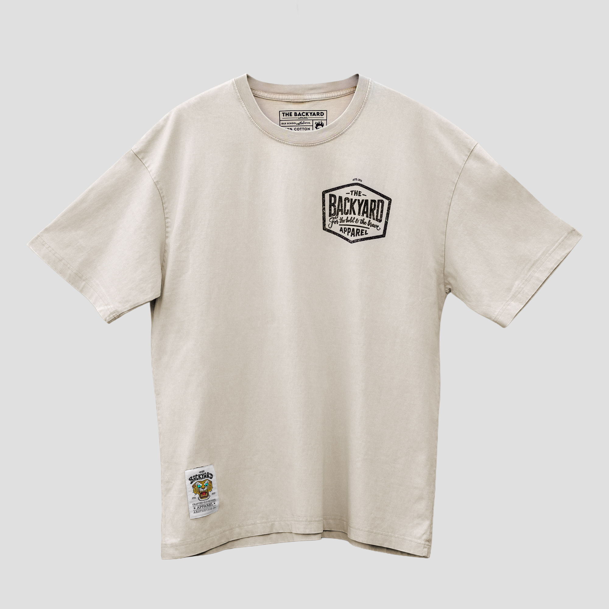 Driftline Washed Ivory Oversize Tee - PVPR 44€
