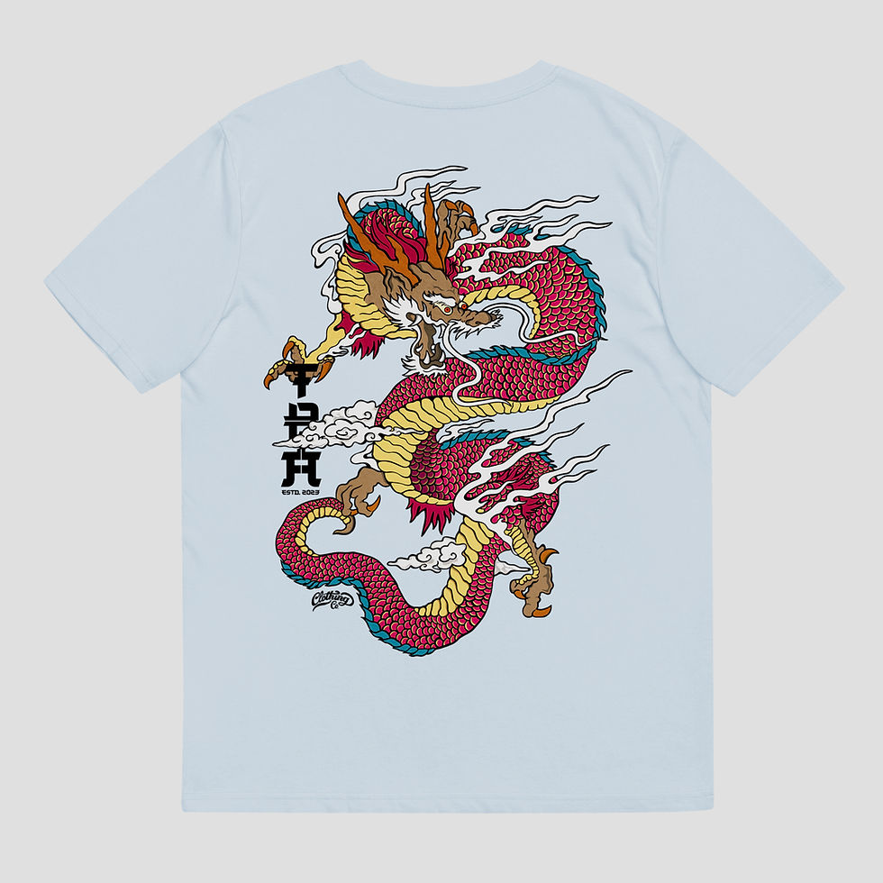 Thumbnail: Neue Ancient Dragon Organic White Tee - RRP 38€