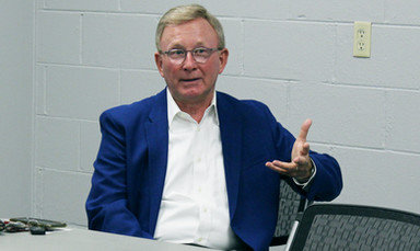 Veteran broadcaster-turned-instructor says everyday people inspire