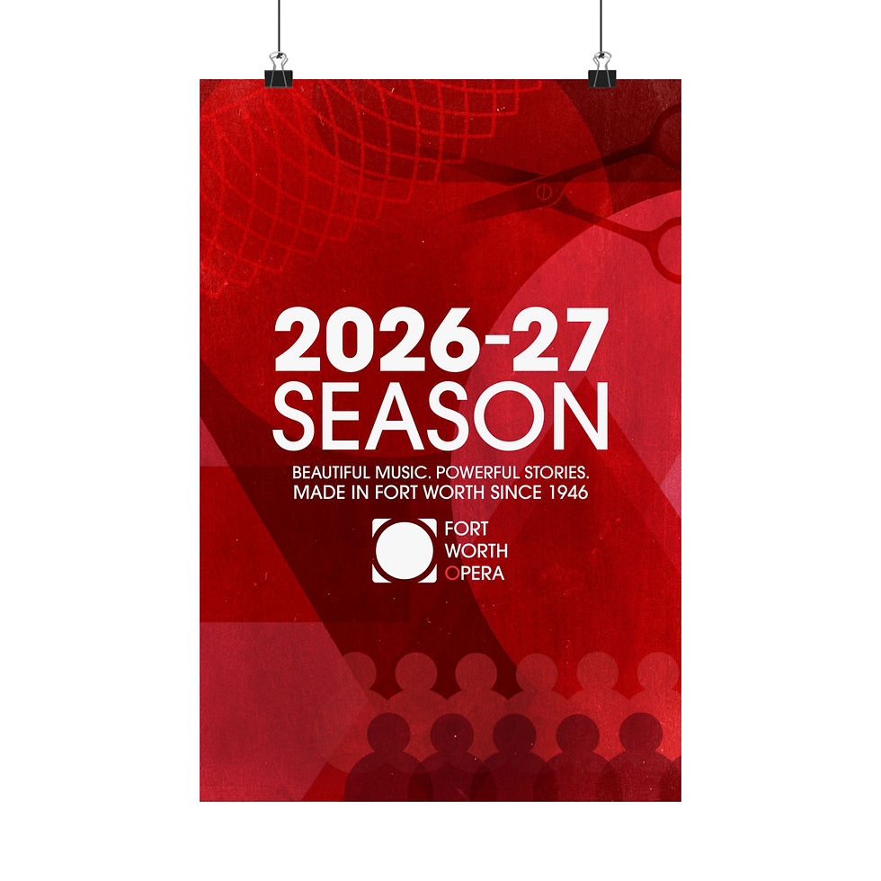 Thumbnail: Fort Worth Opera 2026-27 Season Satin Posters (300gsm)