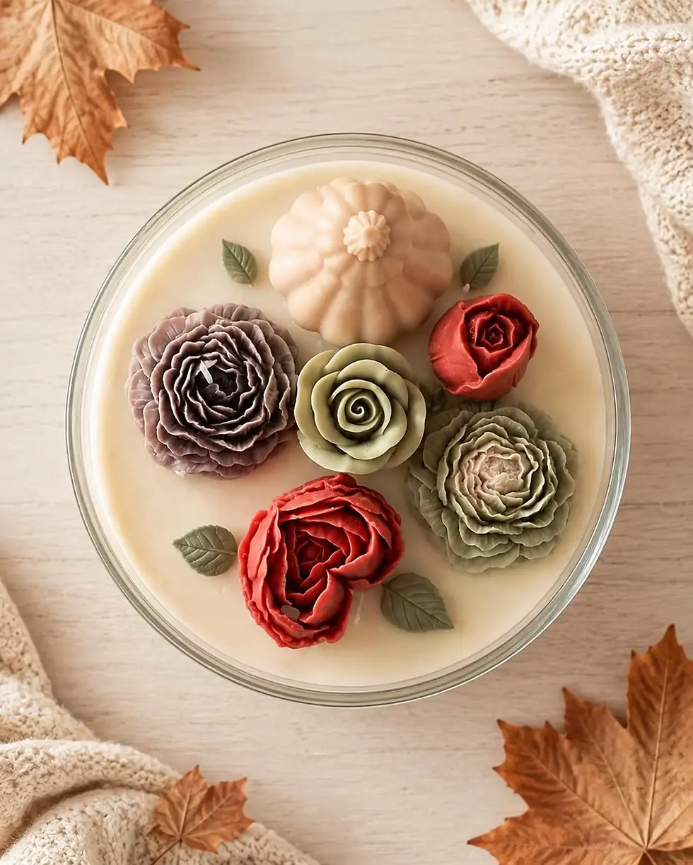 Thumbnail: Jumbo Floral Spiced Pumpkin Scented Candle | 34oz