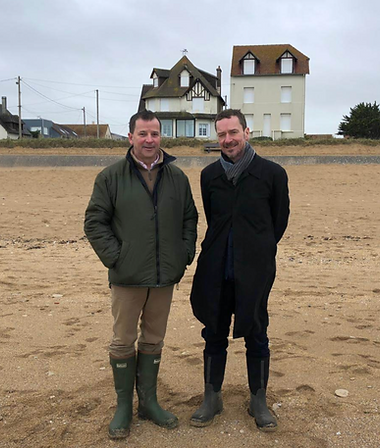 Peter Bates Guidoing D-Day beaches