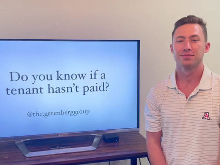 Do you know if a tenant hasn't paid rent yet?