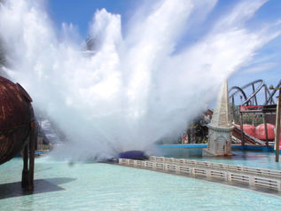 THORPE PARK IN THE SUNSHINE