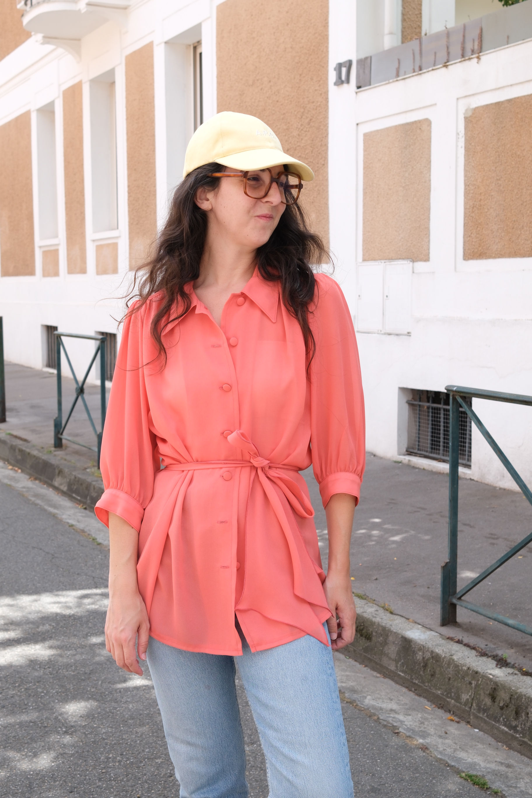 Chemisier corail