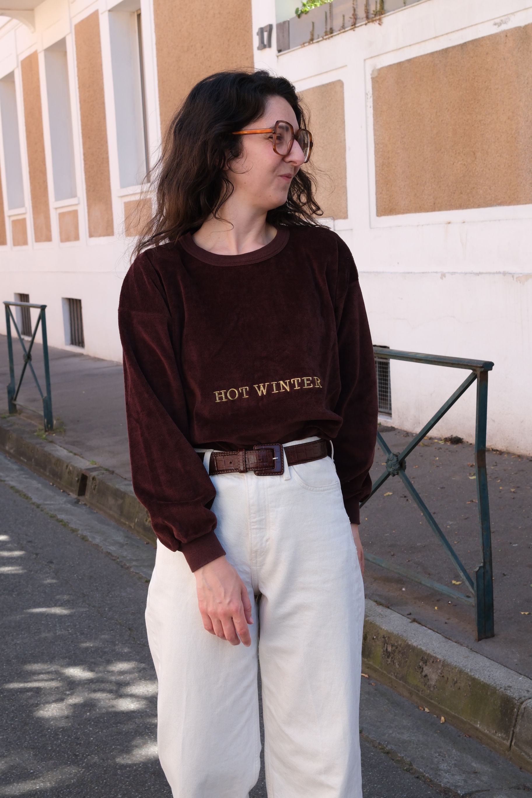 Sweat velours Sonia Rykiel