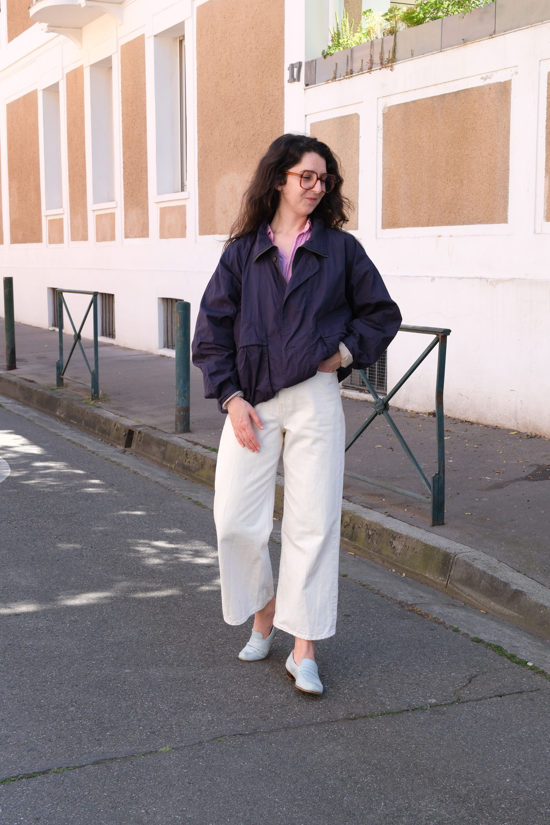 Bombers marine coton