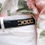 Miniature : Ceinture cuir marine et or
