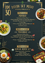 Bayan Set Menu May