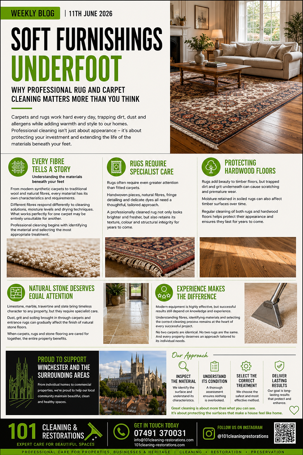 Soft Furnishings Underfoot Blog                   11th June 2026