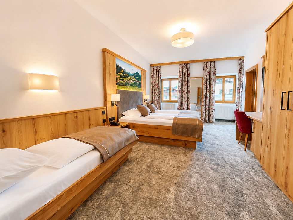 Dreibettzimmer ohne Balkon
