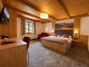 a typical traditional hotel room in Austria