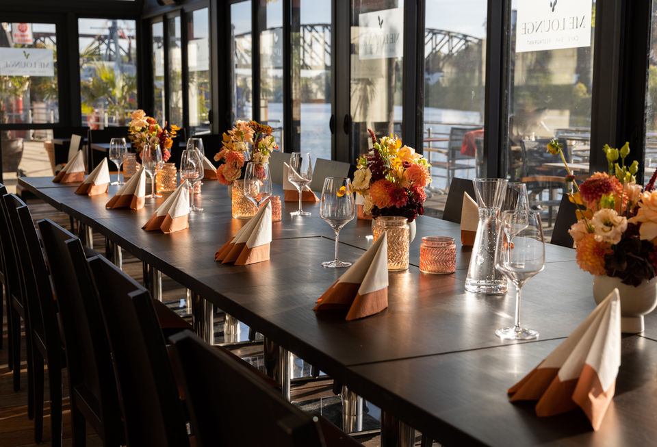 Me Lounge Wintergarten Hameln festlich gedeckt