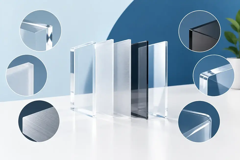 Acrylic Fabrication Finishing Options Explained