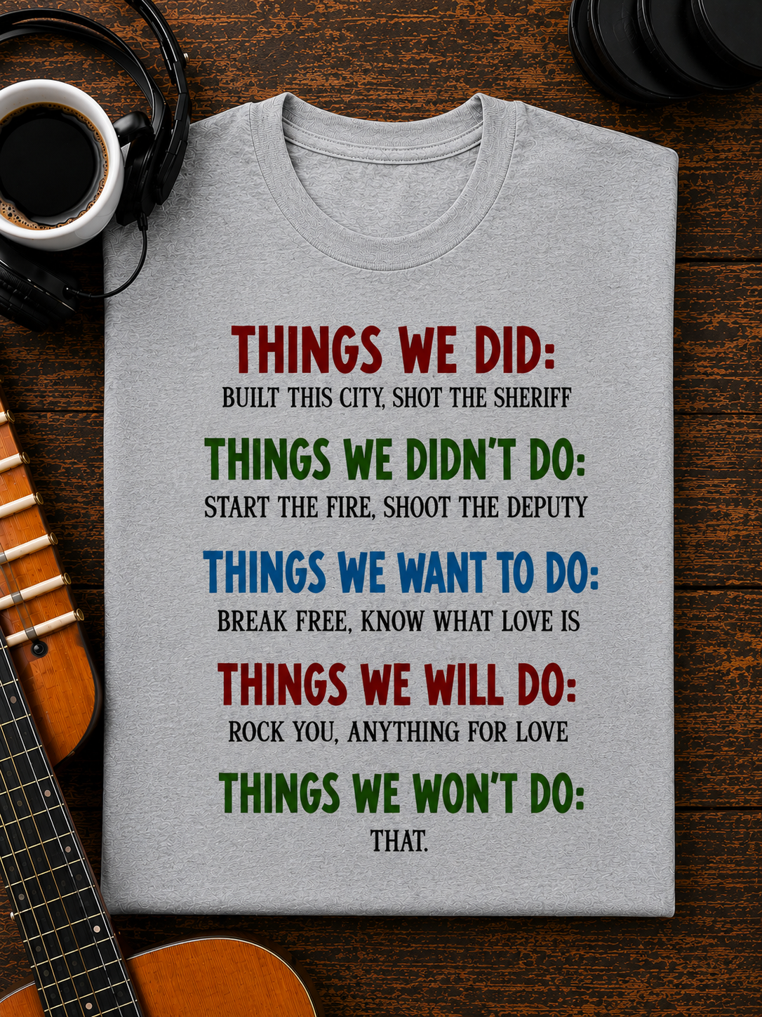Funny gray rock t shirt