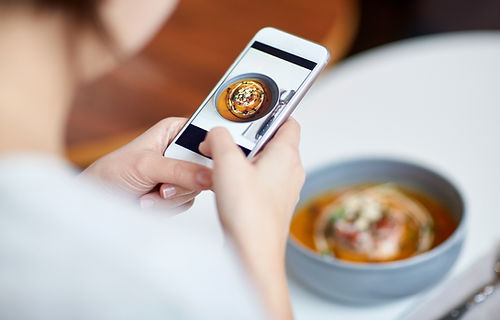 Taking Picture of Food