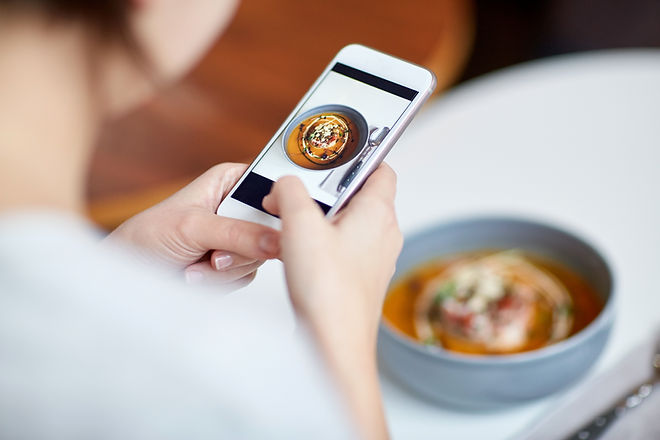 Eten fotograferen