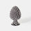 Thumbnail: DECORATED SILVER PINE CONE